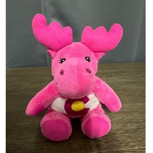 Souvies Colorado Moose Plush‎ Stuffed Animal Pink Antlers Souvenir Toy
